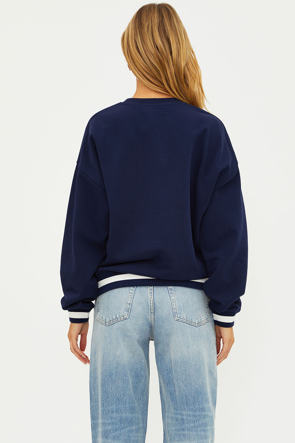 Beach Riot - Devyn Sweatshirt - Game Day Navy - Back