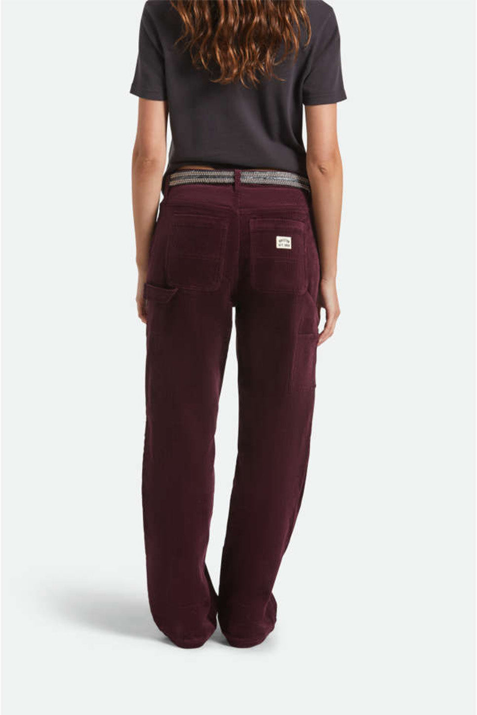 Brixton - Essex Patched Painter Pant - Port - Back