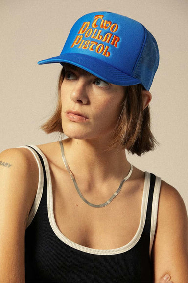Brixton - Two Dollar Pistol Trucker Hat - Electric Blue - Model