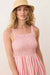 Marine Layer - Selene Maxi Dress - Hibiscus Stripe - Detail