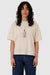 Thrills - Lupin Square Tee - Heritage White - Front