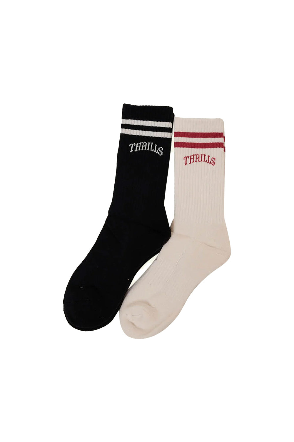 Thrills - Stadium 2 Pack Sock - Heritage White/Black