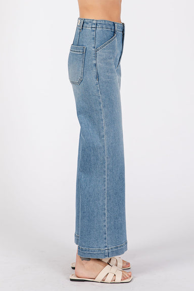 Letter to Juliet - Paola Wide Leg w Seam Lines - Medium - Side
