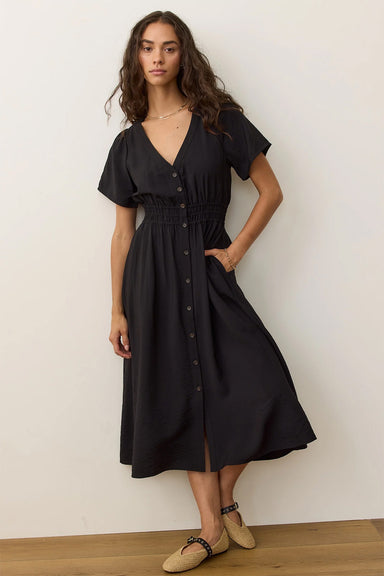 Marine Layer - Annika Midi Dress - Black
