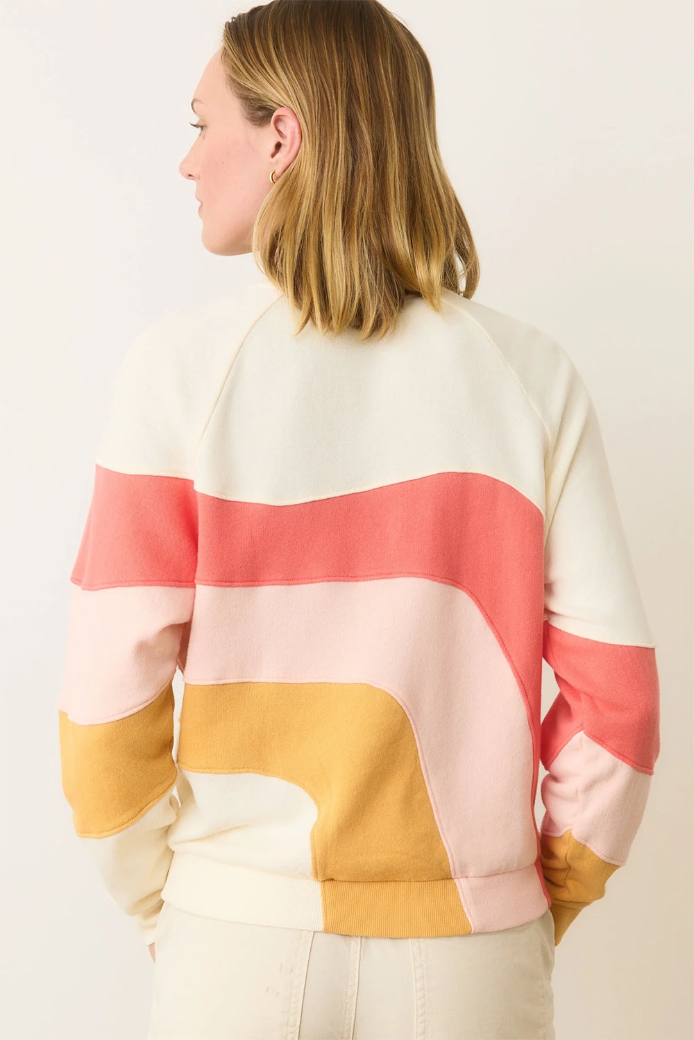 Marine Layer - Vintage Terry Sweatshirt - Warm Wave - Back