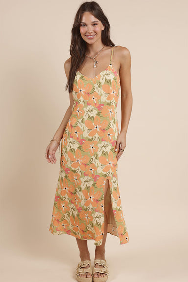 Sadie & Sage - Aperitivio Back Tie Midi Dress - Multi - Front