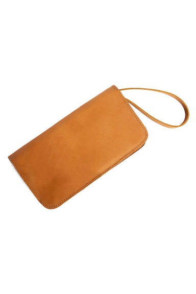 Able - Alem Snap Wallet - Cognac - Front