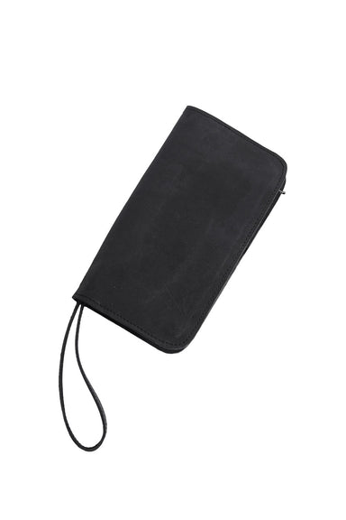 Able - Alem Snap Wallet - Black - Front