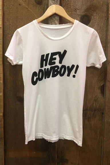 Bandit Brand - Hey Cowboy Tee - White/Black