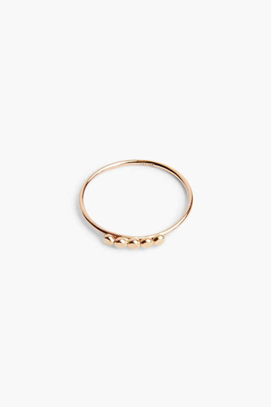 Able - Selma Five Dot Stacking Ring - Gold