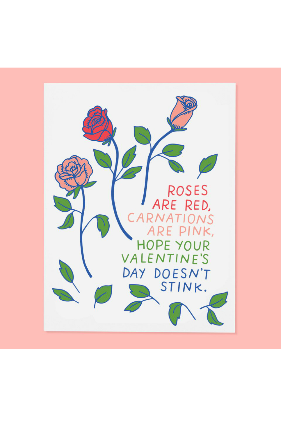 RED ROSES CARD
