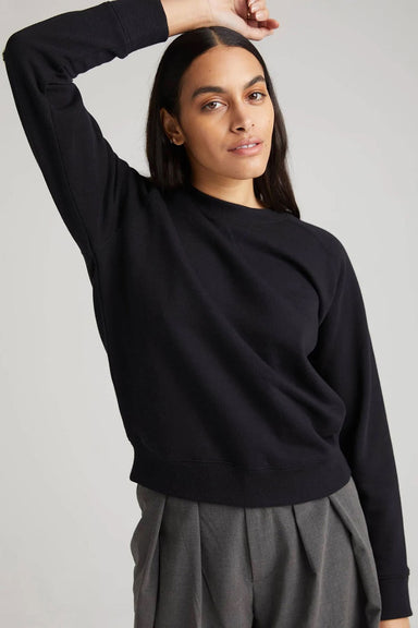 Richer Poorer - Recycled Crew Sweatshirt - Black - Front