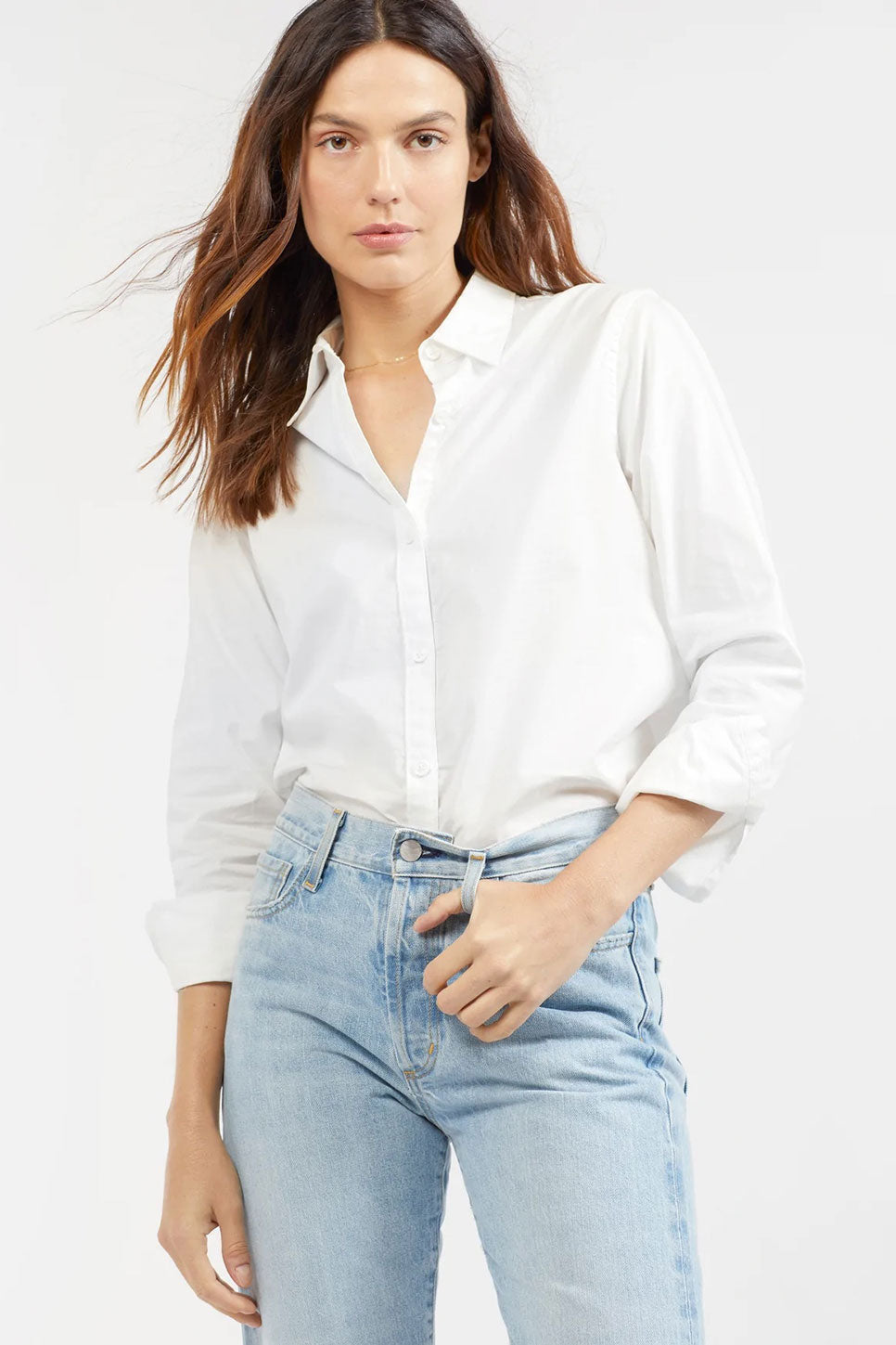 Outerknown - Marlow Shirt - Bright White - Front