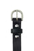 Last State Leather - Everyday 1" Leather Belt - Black/Nickel - Front
