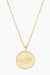 Gorjana - Leo Astrology Coin Necklace - Gold