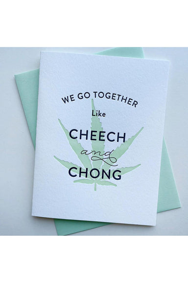 Steel Petal Press - Cheech and Chong Card