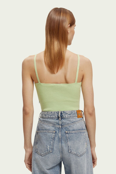 Scotch & Soda - Knitted Bra top - Fresh Mint - Back