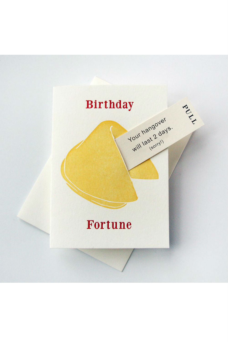 Steel Petal Press - Fortune Bday Hangover Card