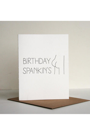 Steel Petal Press - Birthday Spankins' Card