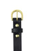 Last State Leather - Everyday 1" Leather Belt - Black/Brass - Front