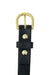 Last State Leather - Everyday 1" Leather Belt - Black/Brass - Back