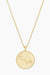 Gorjana - Scorpio Astrology Coin Necklace - Gold