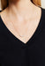 Able - Organic Pearl Necklace - Gold -  Model