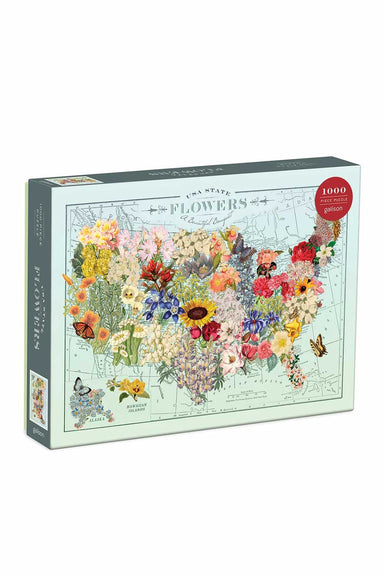 Chronicle - Wendy Gold USA State Flowers 1000pc Puzzle