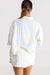 Rhythm - Sanctuary Stripe Oversized Shirt - Blue - Back