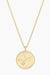 Gorjana - Virgo Astrology Coin Necklace - Gold