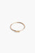 Able - Selma Three Dot Stacking Ring - Gold