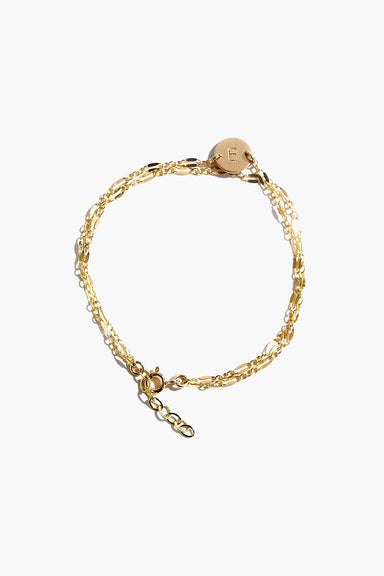 Able - Mini Tag Layered Bracelet - Gold