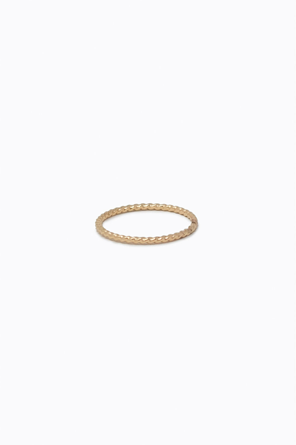 TWISTED STACKING RING