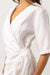 Rhythm - Santorini Tie Front Mini Dress - White - Detail