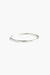 Able - Hammered Stacking Thin Ring - Silver