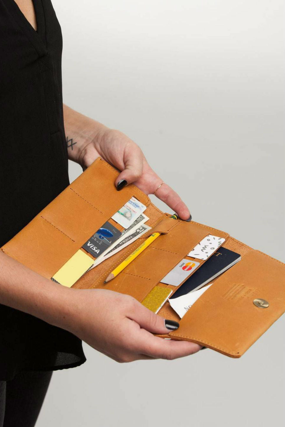 Able - Debre Wallet - Cognac - Inside