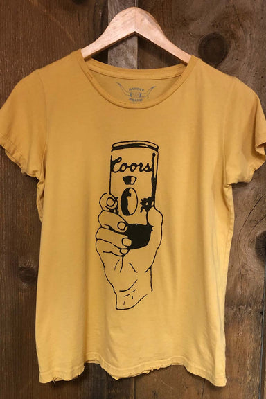 Bandit Brand - Coors Tee - Gold Dust/Black