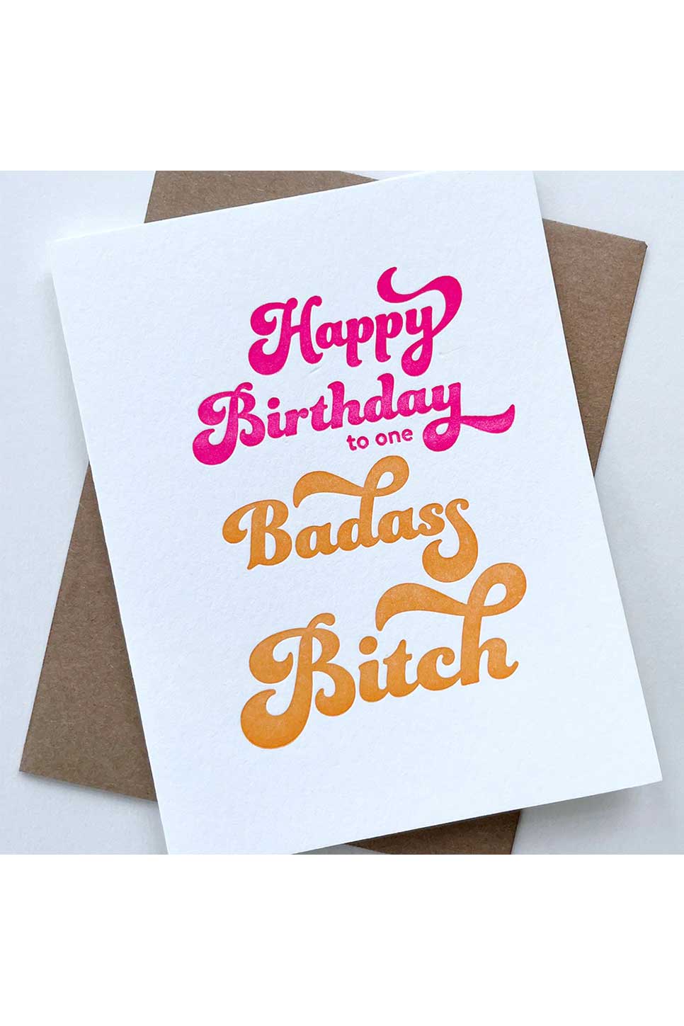 Steel Petal Press - Badass Birthday Card