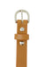 Last State Leather - Everyday 1" Belt - Tan/Nickel - Front