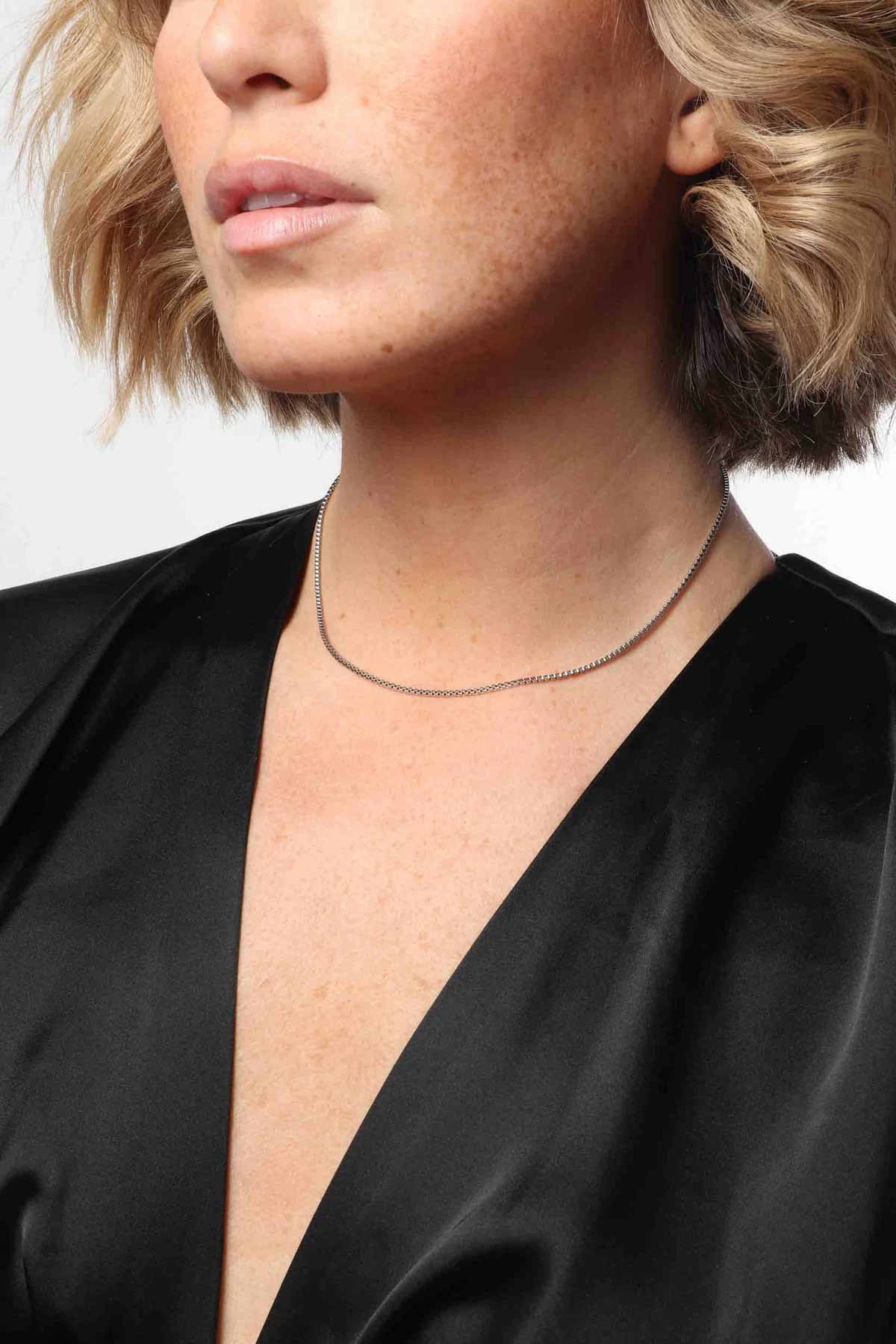 marrin costello nile choker silver model